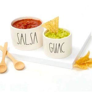 Rae Dunn Salsa and Guac Bowl Set